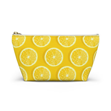 Amalfi Coast Lemons Accessory Pouch w T-bottom - AMALFITANA STORE